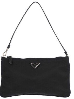 Prada Black Nylon Handbag 42 197010